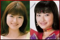 Kawasaki Aiko Out of Costume and As Sailor Mars