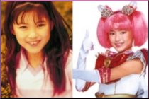 Gunji Ayano Out of Costume and as Sailor Chibimoon
