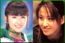 Sugimoto Ayano as Sailor Jupiter and Out of Costume