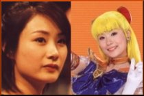 Murata Ayumi  Out of Costume and as Sailor Venus