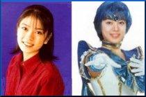 Akamine Hisano Out of Costume and as Sailor Mercury