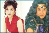Ukawa Kaoru Out of Costume and as Sailor Neptune