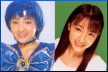 Izawa Mariya as Sailor Mercury and Out of Costume