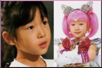 Horita Mina  Out of Costume and as Sailor Chibimoon