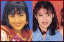 Kotani Misako Out of Costume and as Sailor Mars