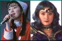 Fuji Miyuki Out of Costume and as Sailor Neptune