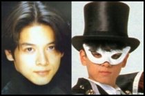 Sano Mizuki Out of Costume and as Tuxedo Kamen