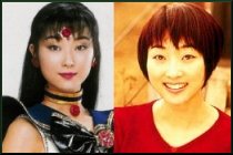Nazawa Seiko as Sailor Pluto and Out of Costume
